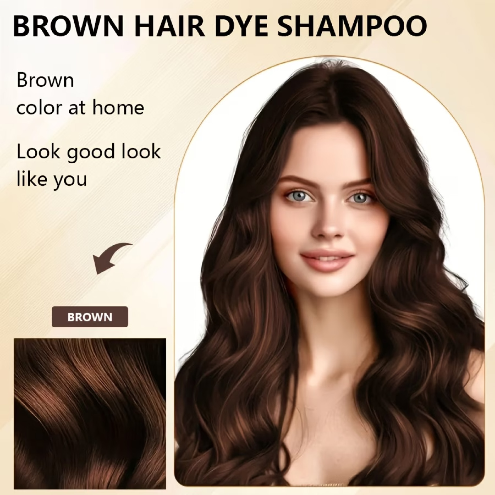Brown Hair Dye Shampoo 100ml C - đánh giá và giá Hair Spray Color