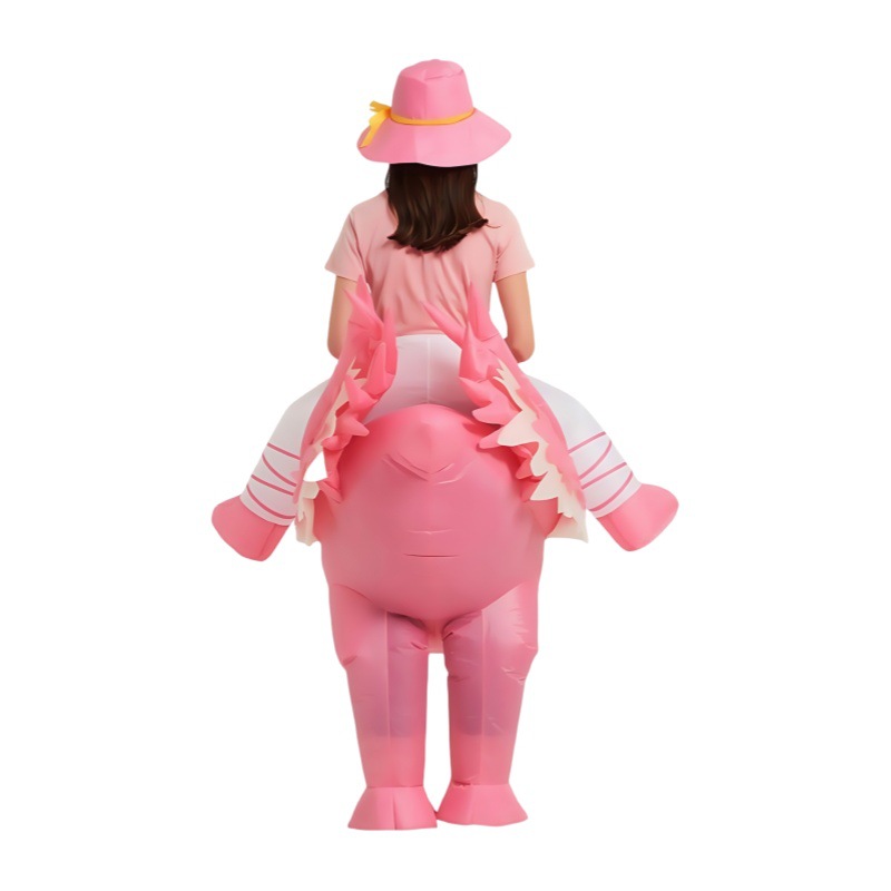 Pink Flamingo Inflatable Costu - đánh giá và giá Cosplay Prop