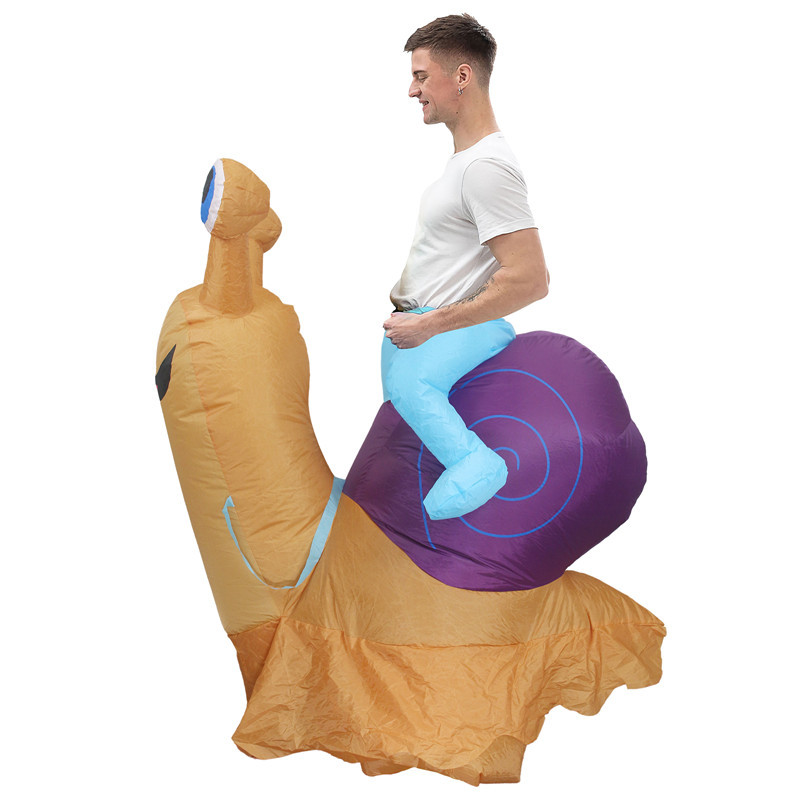 Riding Snail Inflatable Costum - đánh giá và giá Cosplay Prop